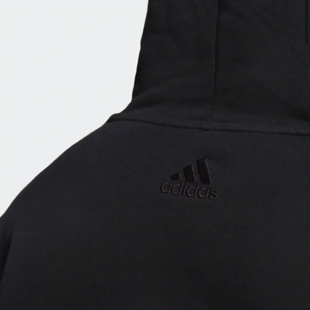 Adidas ESSENTIALS GIANT LOGO FLEECE HOODIE Size M - Picture 5 of 6